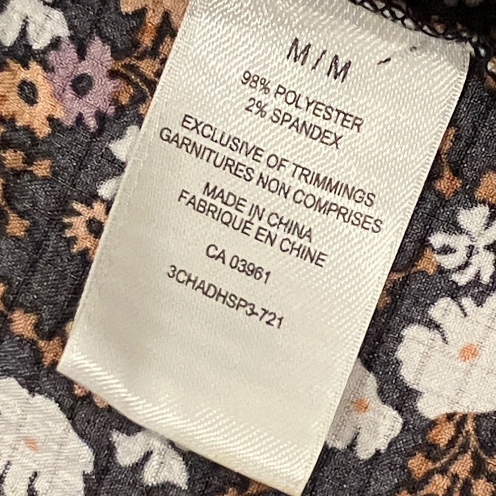 Denver Hayes medium Floral lightweight Blouse - Picture 8 of 15